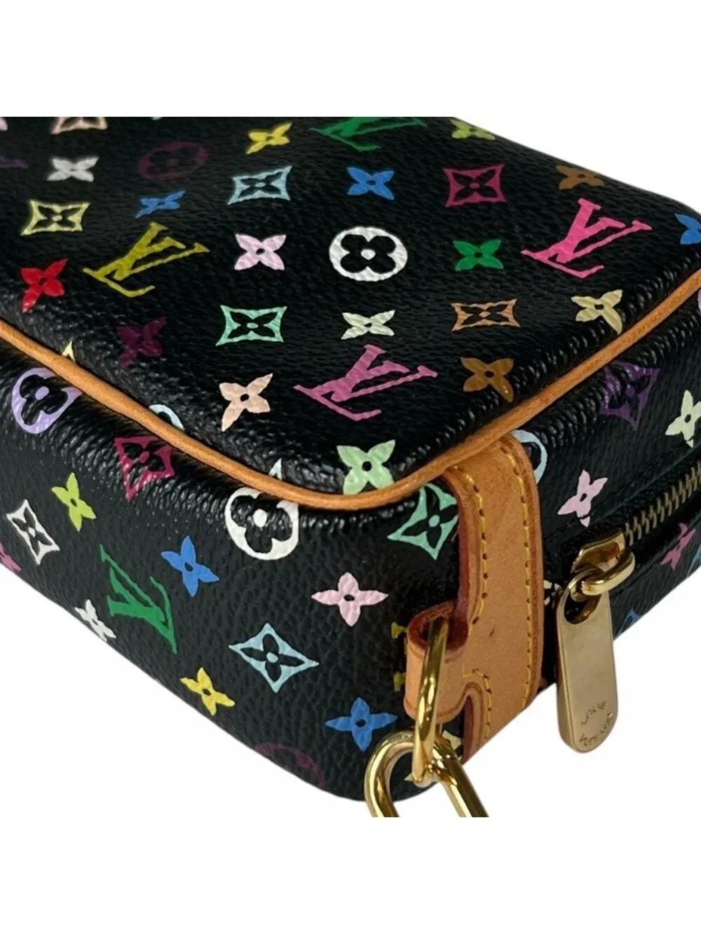 Louis Vuitton Pouch Trousse Wapiti Monogram Multicolor Gold